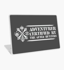 Certified By The Guild of Hunters HORIZONTAL WHITE Laptop Skin