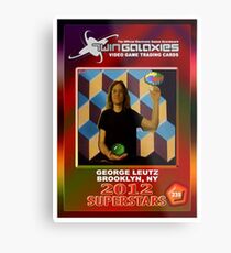 George Leutz Q*Bert Rookie Card Metal Print