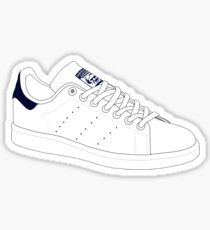 stan smith illustration Blue pair. Sticker