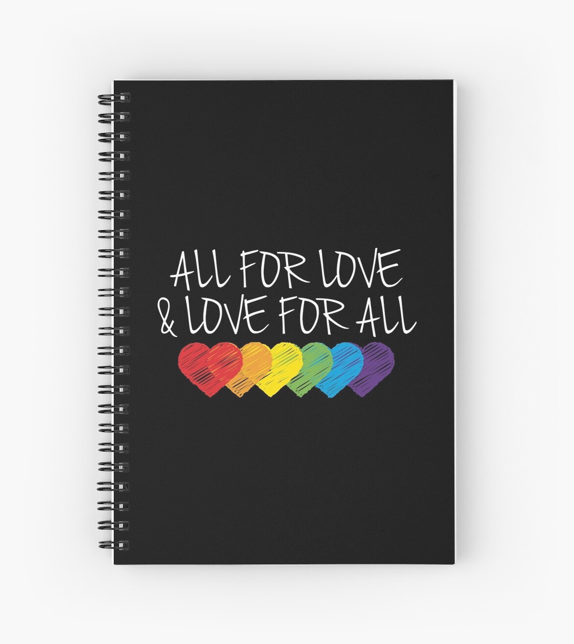 Lgbt Pride Spiral Notebooks By Hirst87 Redbubble