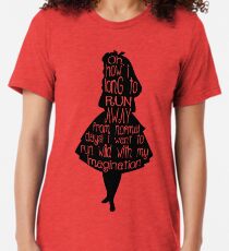 Camiseta de tejido mixto Cita Alicia en el país de las maravillas