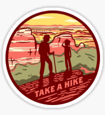 Take A Hike Sticker
