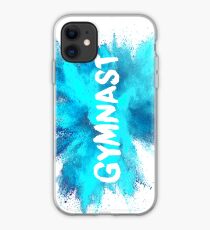 Gymnast - Blue Explosion iPhone Case