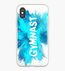 Gymnast - Blue Explosion iPhone Case