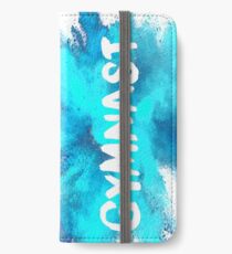 Vinilo o funda para iPhone Gimnasta - Explosión azul
