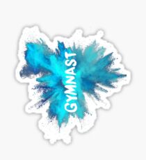 Gymnast - Blue Explosion Sticker