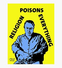 Christopher Hitchens Poison Photographic Print