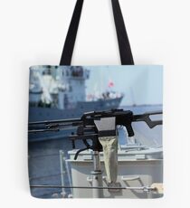 Machine gun Kalashnikov Tote Bag