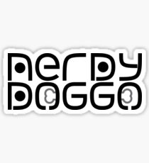 Nerdy Doggo Stickers Sticker