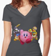 Team Work Women's Fitted V-Neck T-Shirt