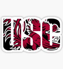 USC w/ Gamecock Sticker