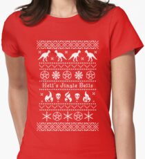 Hell's Jingle Bells Tailliertes T-Shirt für Frauen