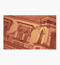 Drawing of an old Venetian Palace Photographic Print