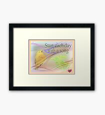BIRDS Framed Print