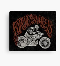 Forever Two Wheels Canvas Print