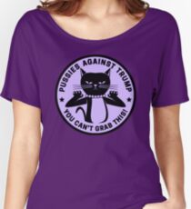 Pussies Against Trump Purple Women's Relaxed Fit T-Shirt