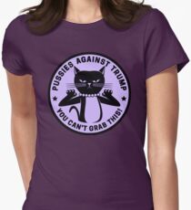 Pussies Against Trump Purple Women's Fitted T-Shirt
