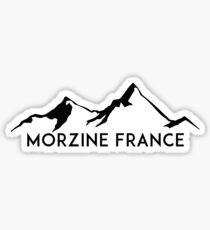 SKIING MORZINE FRANCE MOUNTAINS SKI SNOWBOARD SNOWBOARDING HAUTE-SAVOIE Sticker