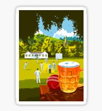 Village Cricket Sticker