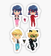 Chibi Miraculous Full Sticker Set Sticker