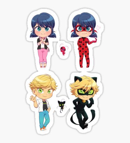 Miraculous Ladybug Stickers | Redbubble