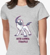 Absol : Here Comes Trouble Women's Fitted T-Shirt
