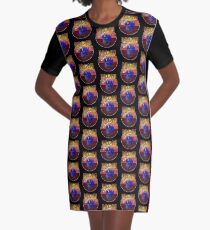 Weathered 80's Retro Optimus Prime Graphic T-Shirt Dress