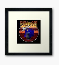 Weathered 80's Retro Optimus Prime Framed Print