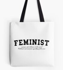 FEMINIST - Chimamanda Ngozi Adichie Quote Tote Bag