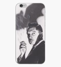 Original Charcoal Drawing of Vincent Price in The Bat iPhone Case