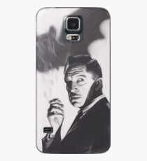 Original Charcoal Drawing of Vincent Price in The Bat Case/Skin for Samsung Galaxy