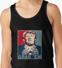 Trump Grab Em Poster Tank Top