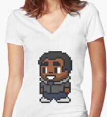 Troy Barnes Women's Fitted V-Neck T-Shirt