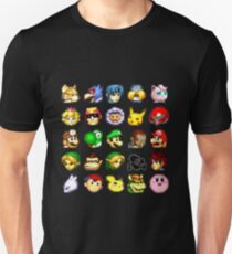 Super Smash Bros. Melee Neutral Stock Icons Unisex T-Shirt