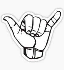 Hang Loose Sticker