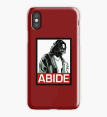 Jeff Lebowski (the dude) abides - the big lebowski iPhone Case/Skin