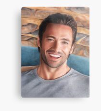 Hugh Jackman Art Metal Print