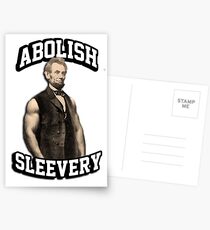 Abraham Lincoln - Abolish Sleevery Postcards