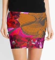 pink geishas Mini Skirt