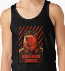 Vote Soviet bear - russian bear meme Men's Tank Top
