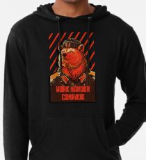 Vote Soviet bear - russian bear meme Lightweight Hoodie