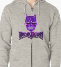 Breakdown ! Zipped Hoodie