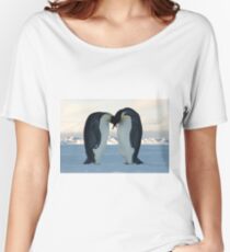 Emperor Penguin Courtship Women's Relaxed Fit T-Shirt