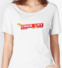 Nobby Beach Chairlift Women's Relaxed Fit T-Shirt
