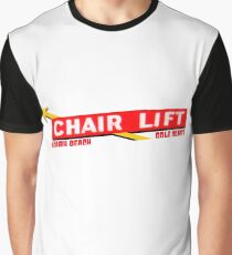 Nobby Beach Chairlift Graphic T-Shirt