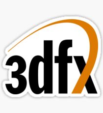 3dfx Sticker