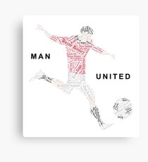 Man United Gift - Top Scorers Canvas Print