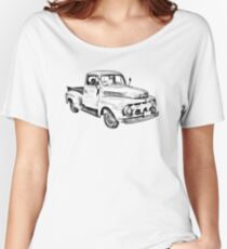 1951 ford F-1 Pickup Truck Illustration Loose Fit T-Shirt