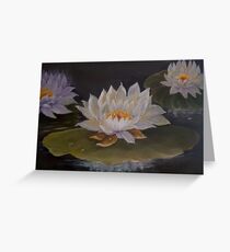 WATERLILIES Greeting Card