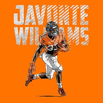 Javonte Williams ' Sticker for Sale by Danny Thompson